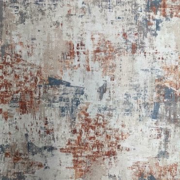 Arthouse Abstract Textured Copper Navy Wallpaper 297406