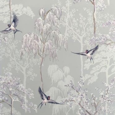Arthouse Japanese Garden Grey Wallpaper 908105
