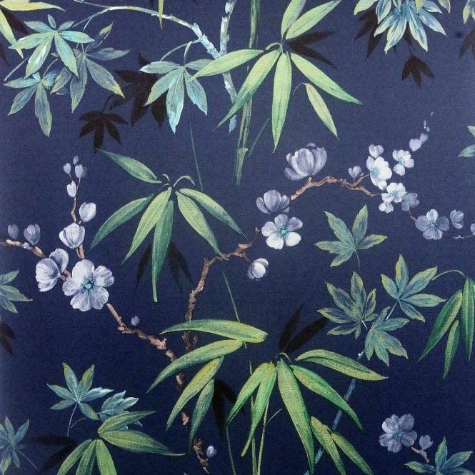 Arthouse  Tropoical Rainforest Jasmine Garden Navy 297800
