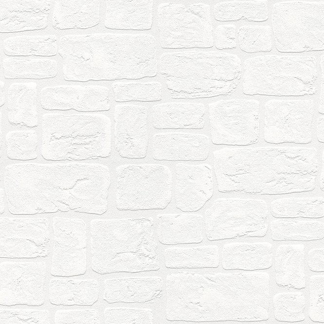 AS Creation  2040-42 Medium Blown White Paintable