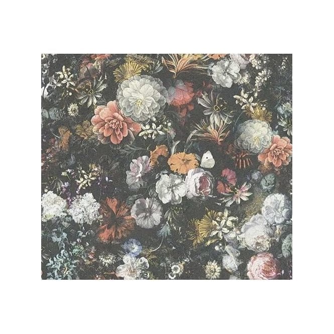 AS Creation  38095-1 ASC Antique Floral - Grey/Orange/Multi