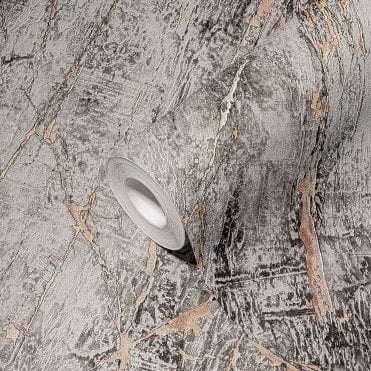 AS Creation 38817-4 The Marble Motif - Grey/Brown/Copper