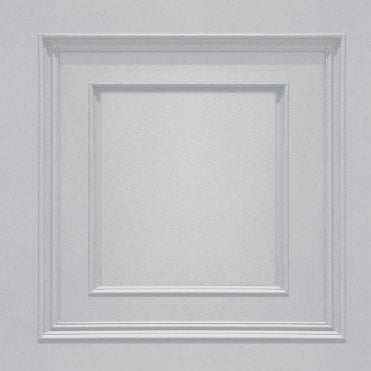 Belgravia Amara Panel Wallpaper - Soft Silver A7376