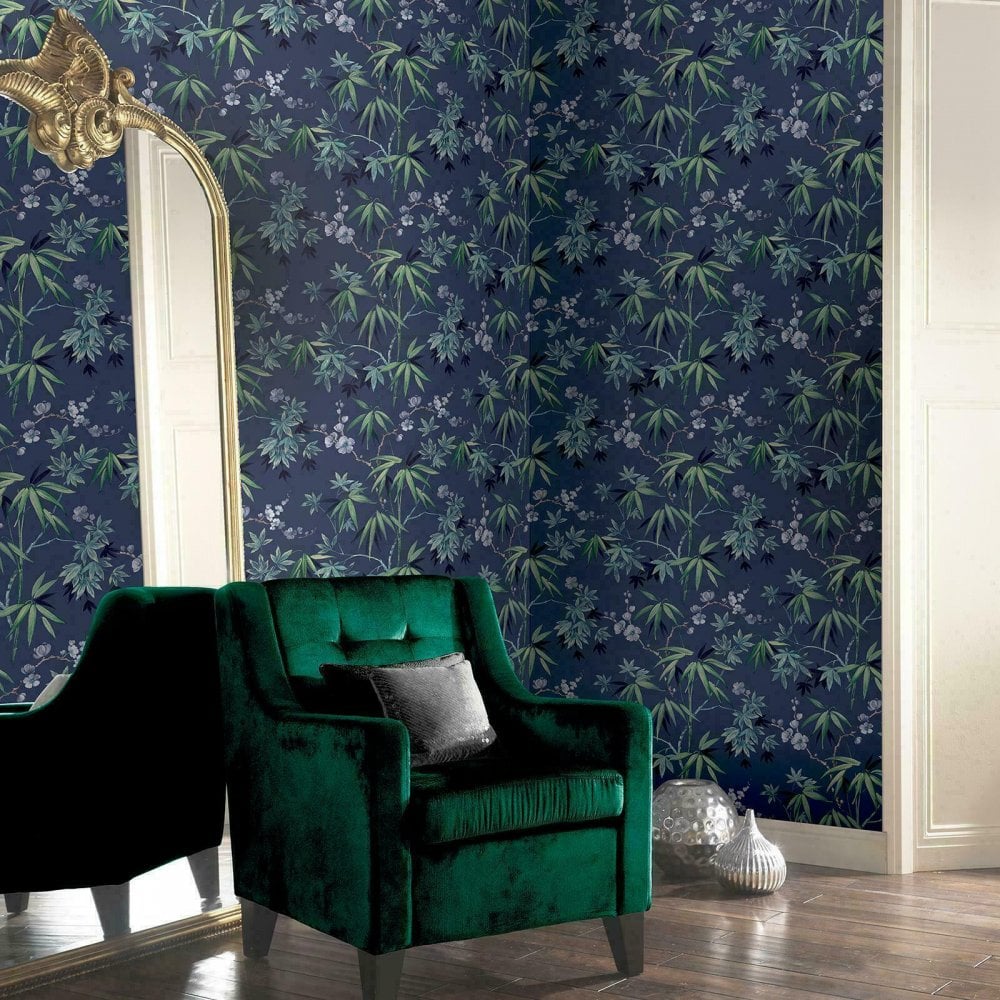 Belgravia
Arthouse Tropoical Rainforest Jasmine Garden Navy