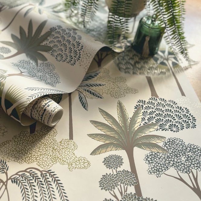 Belgravia  Décor AKIKO Floral Green
