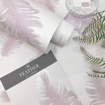 Belgravia Décor FEATHER Pink