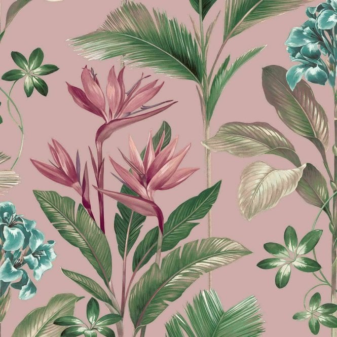 Belgravia  Floral Pink 8485