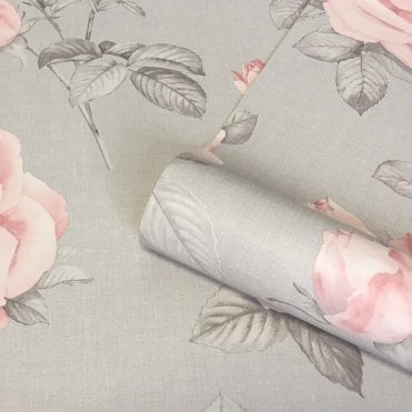 Belgravia Rosa - 9766 - Floral - Blush/Grey