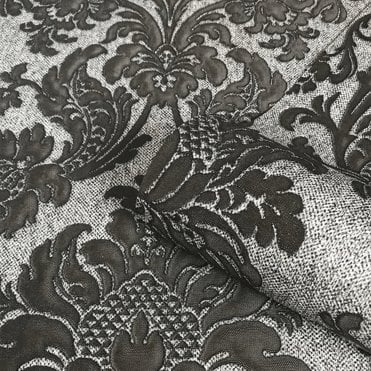 Belgravia San Remo - 6523 - Charcoal Damask