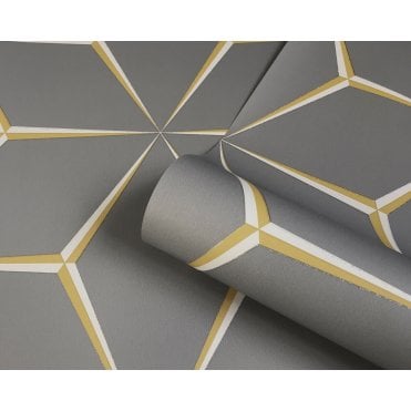 Belgravia Stella/Harper - 9740 - Geometric - Yellow