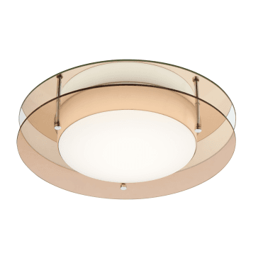 Chrome Ceiling Lights Crystal Frosted Glass Flush Fitting Chandeliers LED Bulb