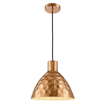 Copper Patterned Dome Modern Antique Ceiling Light Pendant Lamp Chandelier