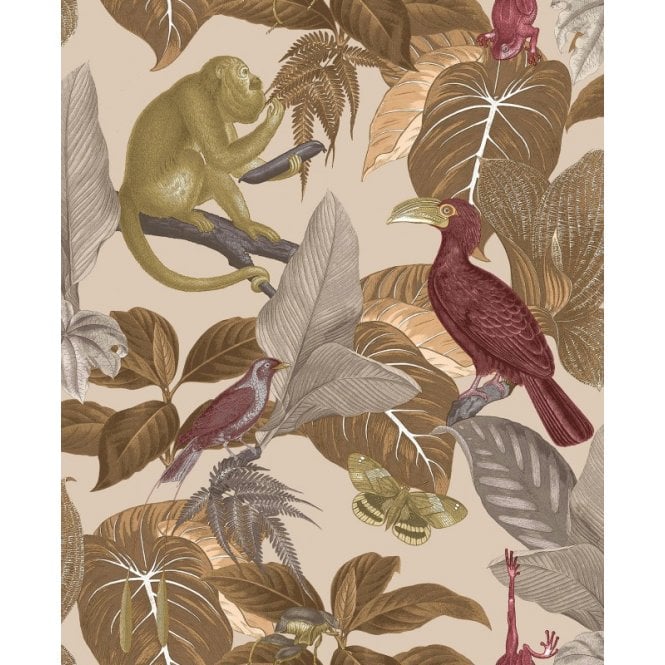 Cristiana Masi  Flora Animal Purple/Brown 18504