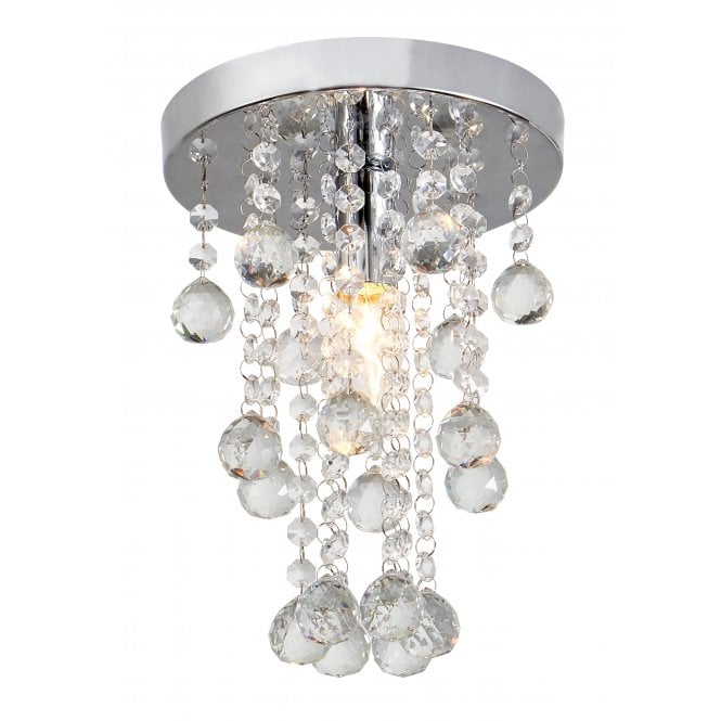 CRYSTAL Chrome Ceiling Light Modern Fitting Pendant Chandelier Living Room