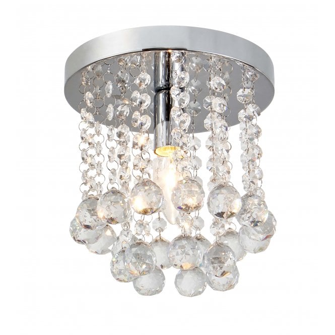 CRYSTAL Chrome Ceiling Light Modern Fitting Pendant Chandelier Living Room