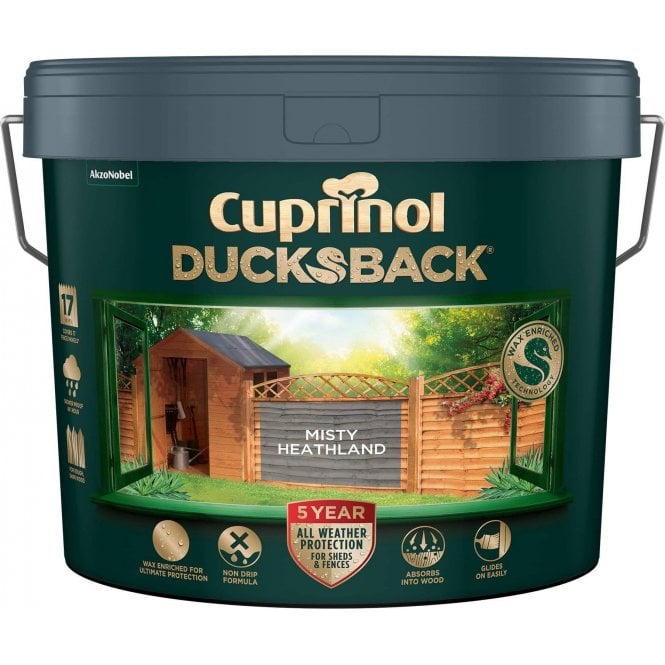 Cuprinol 5 Year Ducksback Misty Heathland 9L