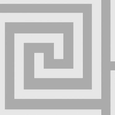 Debona Greek Key White Silver - 4011