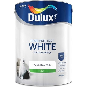 Dulux Pure Brilliant White Silk 5L