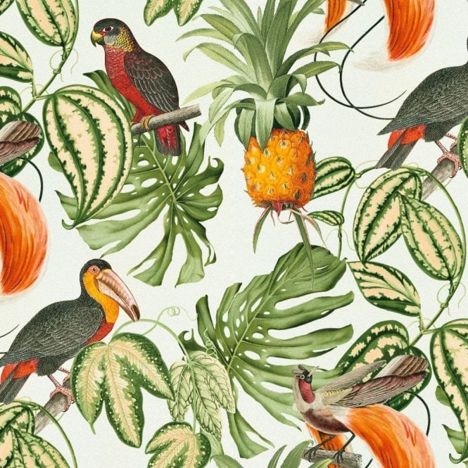 Erismann  Paradisio Tropical Parrot Bird Wallpaper 6302-07