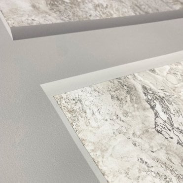 Eterna Marble Panel Wallpaper Taupe Muriva 186502