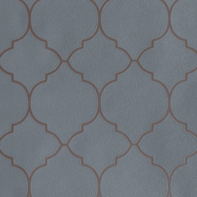 Exclusive  Crystal Trellis - E2003- Grey/Copper 
