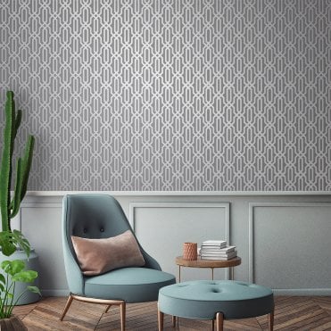 Glitz Geo Trellis – Silver GL0025