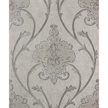 Luxury Embossed Textured Damask Vinyl Metallic Glitter Boutique Wallpaper SW1404