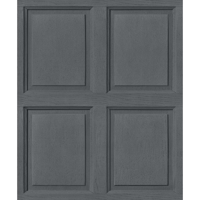 Exclusive New Glamour – Wood Panels Dark Blue AL1029
