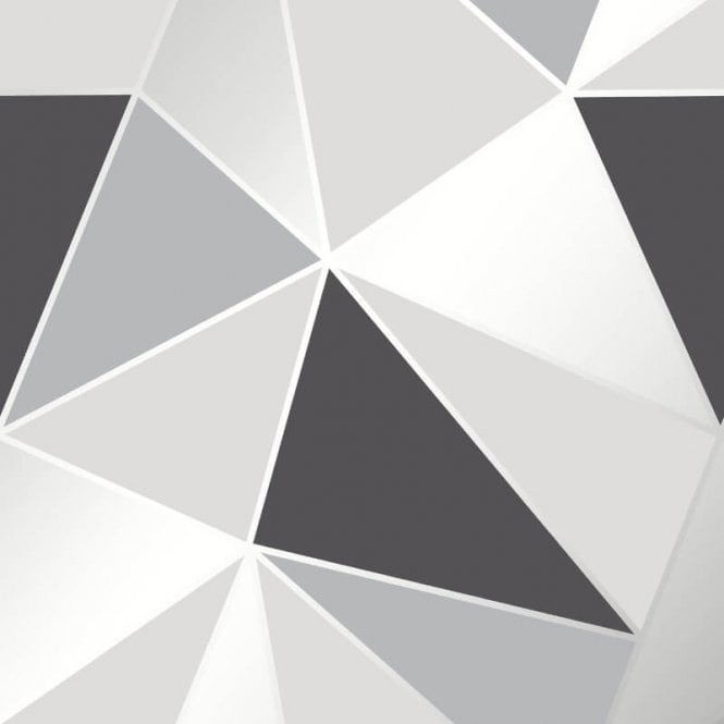 Fine Decor  Apex Trellis - FD41994 - Triangle - Black