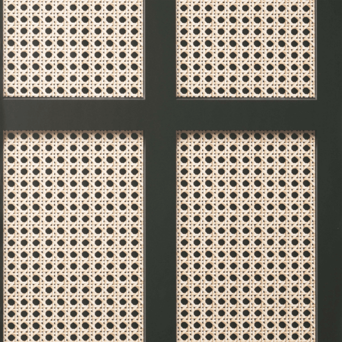 Fine Decor  Cane Panel Black FD42998