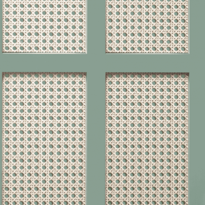 Fine Decor  Cane Panel Green FD42999