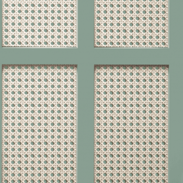 Fine Decor Cane Panel Green FD42999