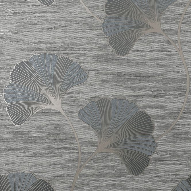 Fine Decor Finedecor Miya Ginkgo - Grey FD43149