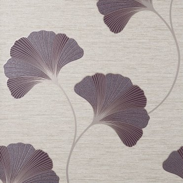 Finedecor Miya Ginkgo - Plum FD43150
