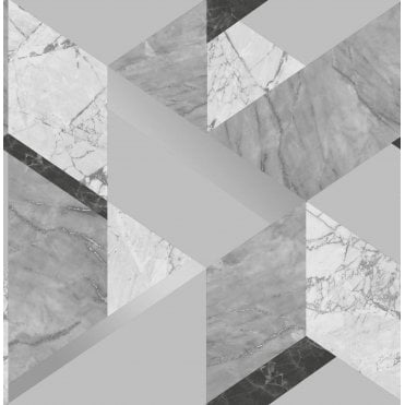 Fine Decor Marblesque - FD42302 - Geo Grey