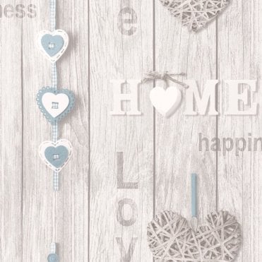 Fine Decor Novelty - FD41719 -  Love Your Home Blue/White