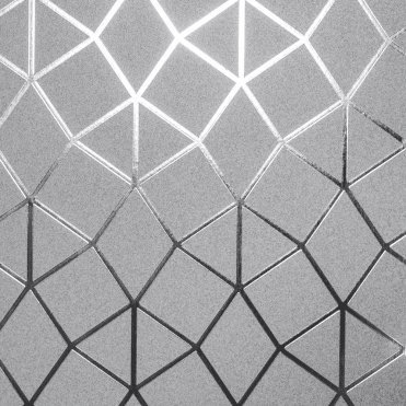 Fine Decor Platinum - FD42489 - Geo Trellis - Silver
