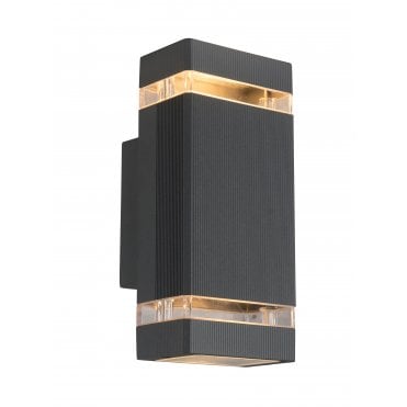 Francis Up Down Square Double Wall Light 
