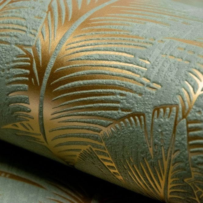 Grandeco  A68503 Palmeira Leaf Wallpaper 