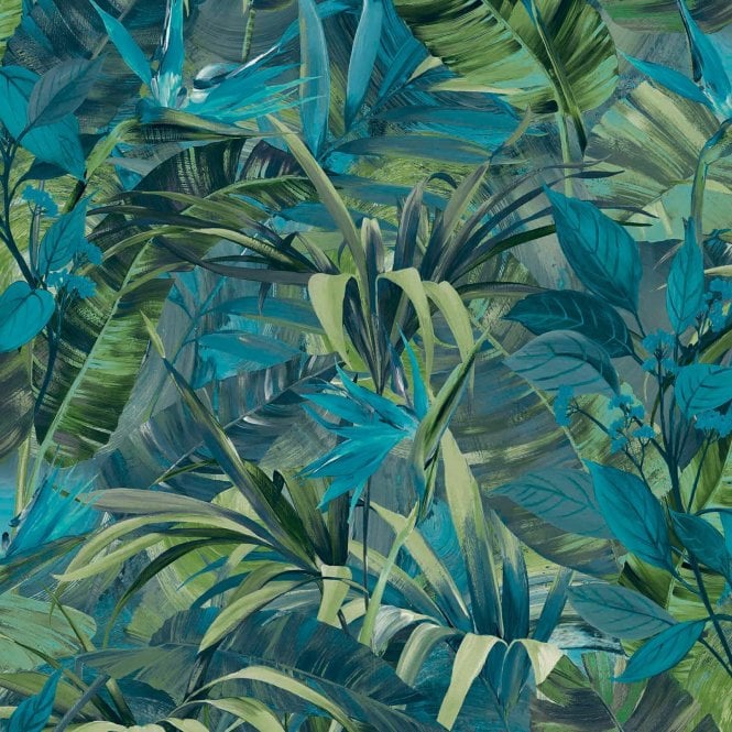Grandeco  Jungle Leaves Tropical Wallpaper JF2302
