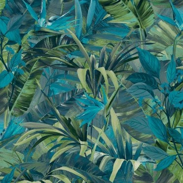 Grandeco Jungle Leaves Tropical Wallpaper JF2302