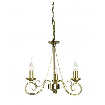Hanging Ceiling Pendant Lights - Antique Brass & Gold Effect- Modern Indoor Lamp