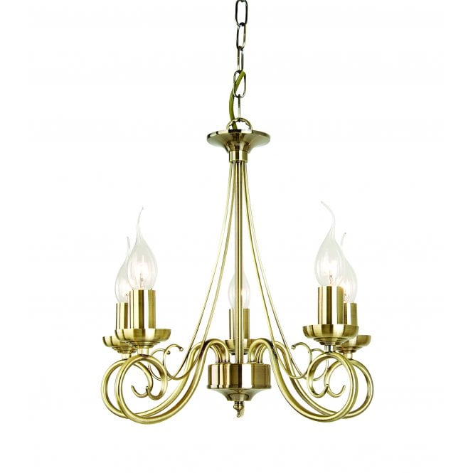 Hanging Ceiling Pendant Lights - Antique Brass & Gold Effect- Modern Indoor Lamp