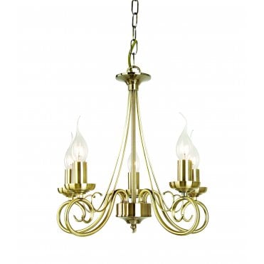 Hanging Ceiling Pendant Lights - Antique Brass & Gold Effect- Modern Indoor Lamp