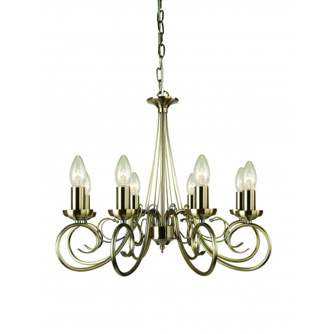 Hanging Ceiling Pendant Lights - Antique Brass & Gold Effect- Modern Indoor Lamp