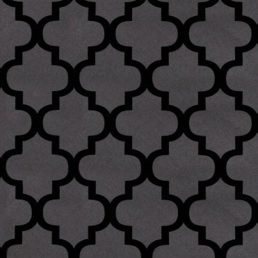 J111 - Exclusive Flock Moroccan Black