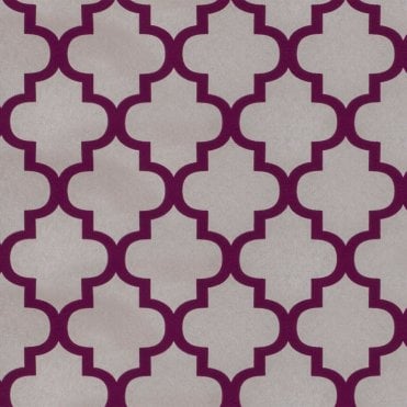 J114 - Exclusive Flock Moroccan Purple