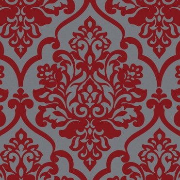 J116 - Exclusive Flock Katerina Red