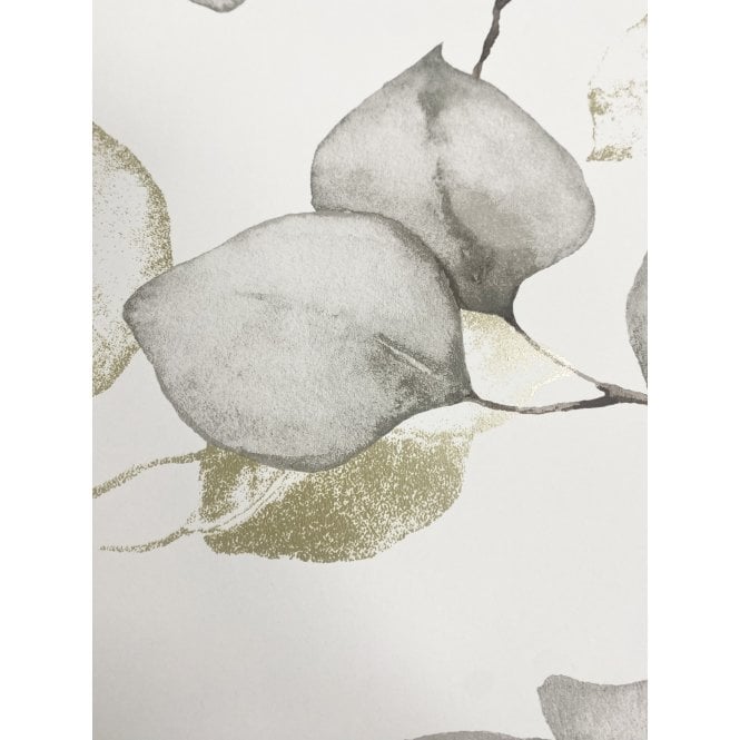 Muriva  210503 Eucalyptus Grey Wallpaper