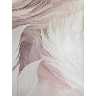 Muriva 217504 Plumes Blush Wallpaper